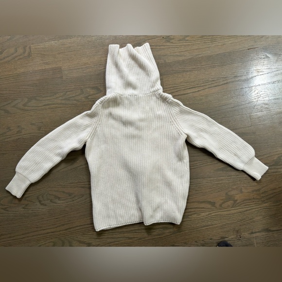 Talbots 100% Cotton Cream White Cardigan Button Front Womens size LP - Picture 7 of 7